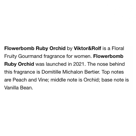 VIKTOR & ROLF Flowerbomb Ruby Orchid - .34 fl oz NIB - Picture 4 of 5